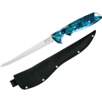 Филейный нож Buck 035 Abyss Fillet Knife Kryptek Neptune Camo 0035CMS34, сталь 420HC, рукоять пластик купить в Владивостоке