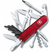 Нож перочинный Victorinox CyberTool, сталь X55CrMo14, рукоять Cellidor®, полупрозрачный красный купить в Владивостоке