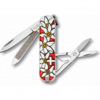 Нож перочинный Victorinox Edelweiss 0.6203.840 58мм 7 функций дизайн рукояти Эдельвейс купить в Владивостоке