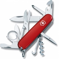 Нож перочинный Victorinox Explorer, сталь X55CrMo14, рукоять Cellidor®, красный купить в Владивостоке