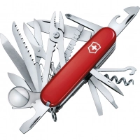 Нож перочинный Victorinox SwissChamp, сталь X55CrMo14, рукоять Cellidor®, красный купить в Владивостоке