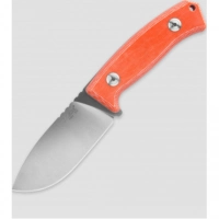 Нож с фиксированным клинком LionSteel M2 MiOR, сталь D2, рукоять Orange micarta купить в Владивостоке