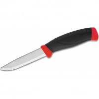 Нож с фиксированным лезвием Morakniv Companion F Rescue, сталь Sandvik 12С27, рукоять резина/пластик купить в Владивостоке