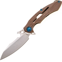 Нож складной Rikeknife M3 Brown, сталь 154CM, рукоять титан/G10 купить в Владивостоке