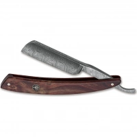 Опасная бритва Boker Damascus Curly Birch 6/8, сталь дамаск, рукоять коричневая береза купить в Владивостоке