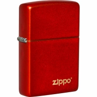 Зажигалка Classic Metallic Red ZIPPO с логотипом Zippo купить в Владивостоке