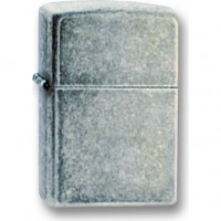 Зажигалка ZIPPO Antique Silver Plate, латунь с покрытием ™Plate, серебристый, матовая, 36х12×56 мм купить в Владивостоке