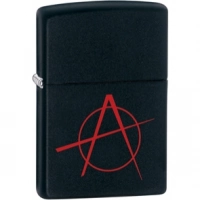 Зажигалка ZIPPO Classic А с покрытием Black Matte, латунь/сталь, чёрная, матовая, 36x12x56 мм купить в Владивостоке