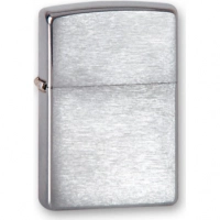 Зажигалка ZIPPO Classic с покрытием Brushed Chrome, латунь/сталь, серебро, матовая, 36x12x56 мм купить в Владивостоке