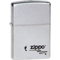 Зажигалка ZIPPO Footprints Satin Chrome, латунь с никеле-хром. покрыт. серебр., матов., 36х56х12 мм купить в Владивостоке