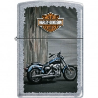 Зажигалка ZIPPO Harley-Davidson® Байк, с покрытием Street Chrome™, латунь/сталь, серебристая, 36x12x56 мм купить в Владивостоке