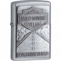 Зажигалка ZIPPO Harley-Davidson® Легенда, с покрытием Street Chrome™ купить в Владивостоке