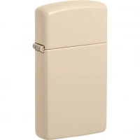 Зажигалка ZIPPO Slim® с покрытием Flat Sand, бежевая, матовая купить в Владивостоке